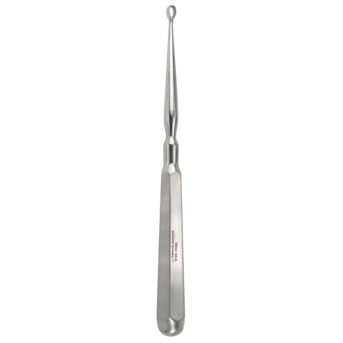 Miltex® Piffard Dermal Curette, Oval, Size 1 (4.1 mm x 5.0 mm) - 6-1/4" (159 mm)